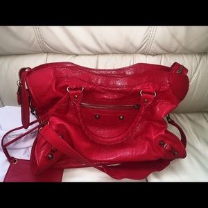 Balenciaga Giant Rose Gold Satchel